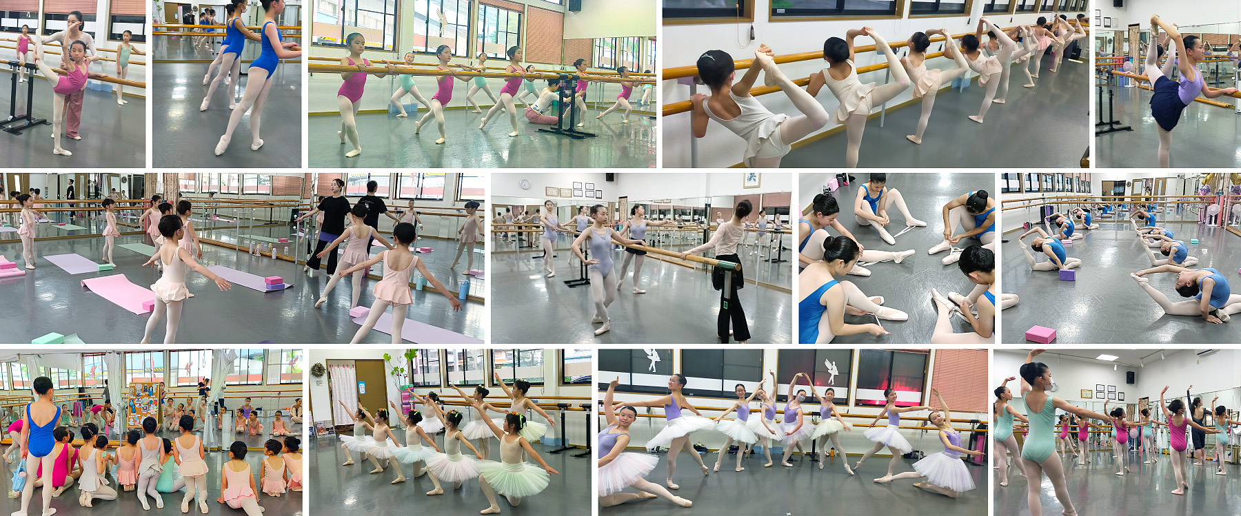 はじめてでも安心・ブランクOKの福岡市西区姪浜のバレエ教室「竹内翼バレエスタジオ」のバレエ教室の練習風景